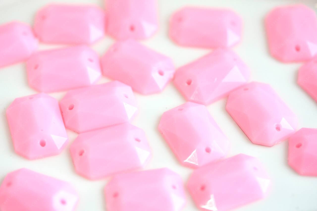 SALE -10% Прямокутник Pink Neon (синтетичне скло)
